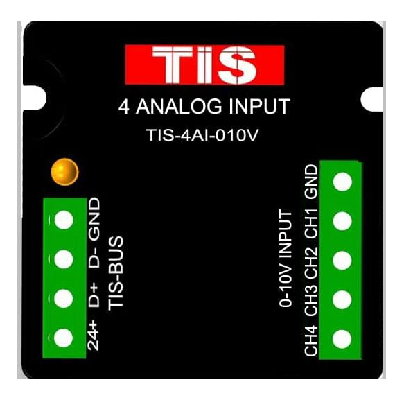 4X 0-10V Analog inputs