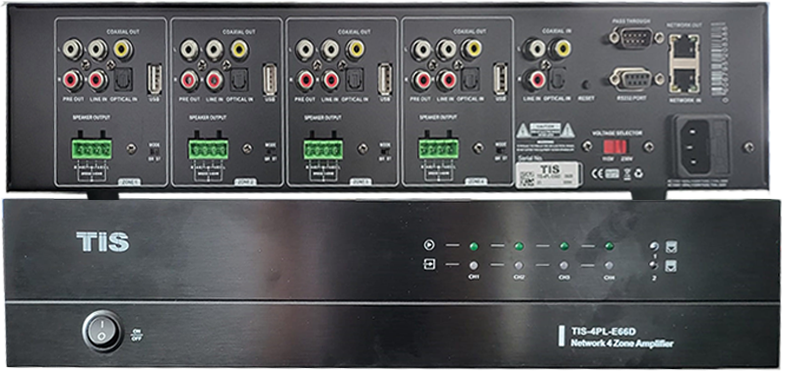 TIS Audio Player 4Zone 4sourcer (Amplifire)