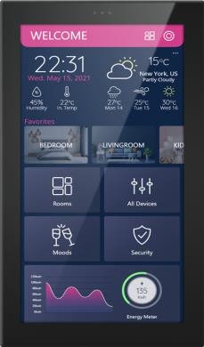 Saturn 5.7" Touch Panel Black