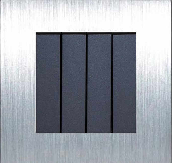 Sol Aluminum 1 Gang With 4Gang 2way switch