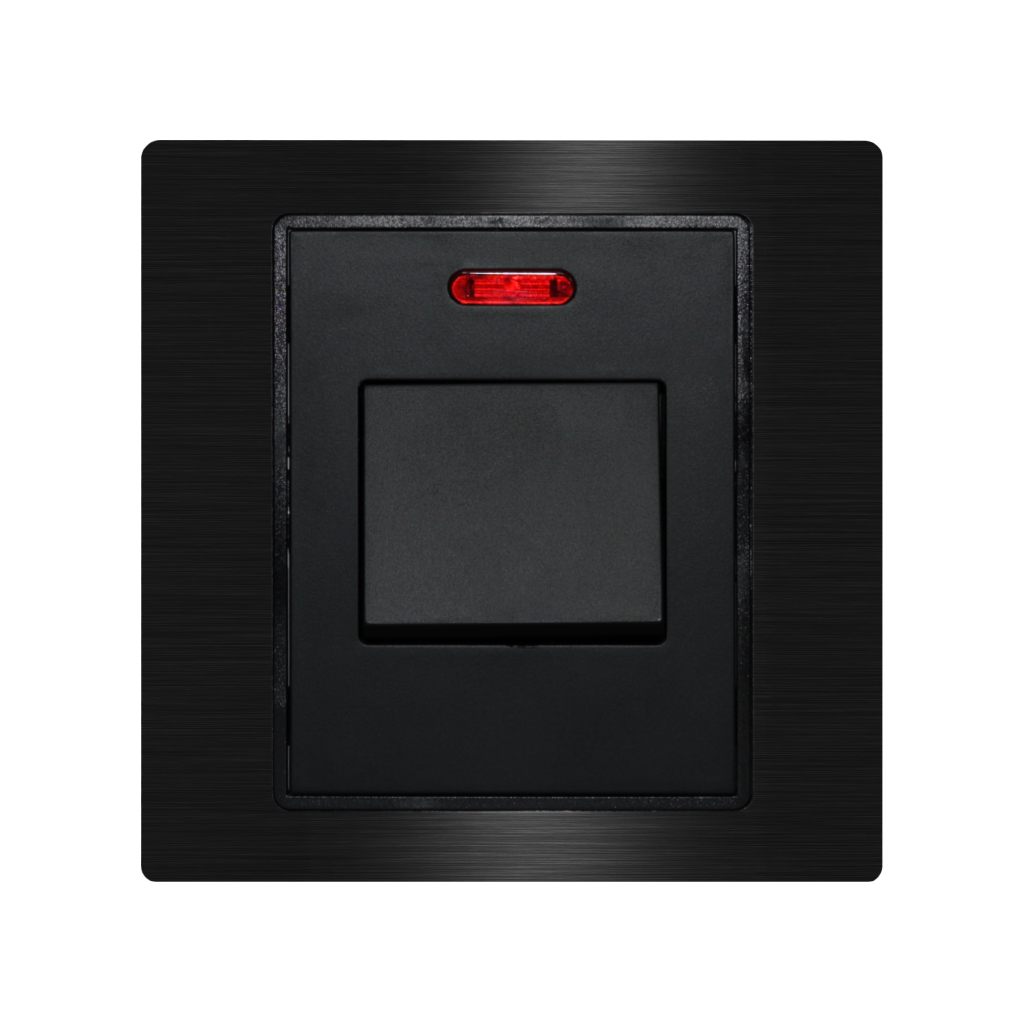 Click 45A switch for Heating Black
