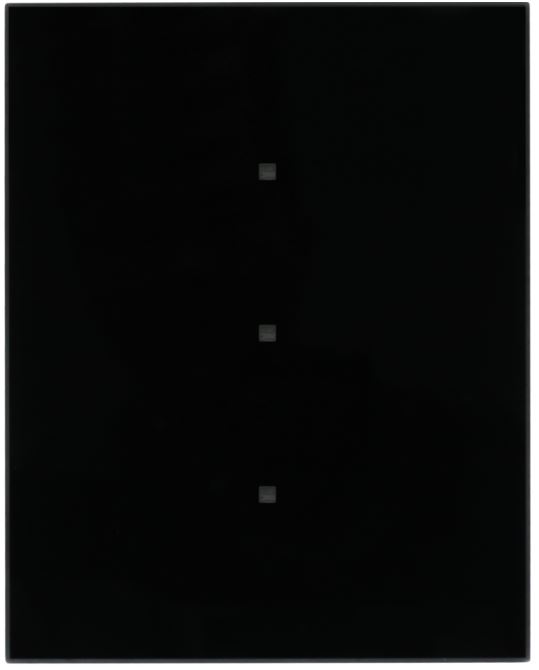 Venere Bus 3 Gang Switch Black with 3 Relays