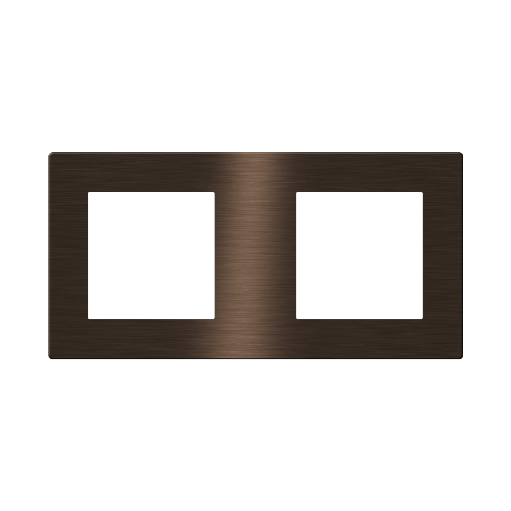 CLK-COV2-GOL Click Brushed Aluminum Cover 2 Frame   UK  Size, gold