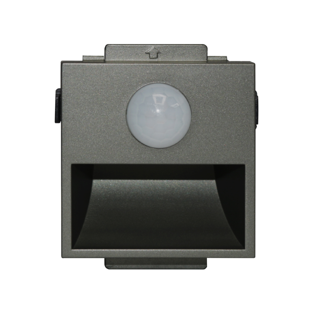 CLK-LED-PIR-GRY LED Mechanic Footlight with sensor gray