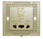 SOL-SHV-G Shaving socket Gold  Color UK Size