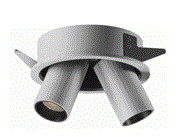 Cirque CS60RA2 2*15W Zoomable  Lifud Built out Non Dimon&off Black/White