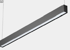 Linear Light Aluminum+PC   Size:W33*H50MM