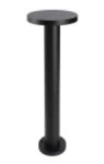 21-BL21A Bollard Light 10W 3000K IP54 BLACK  D150*D50*H400mm