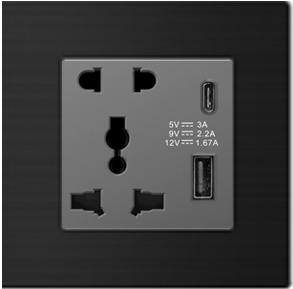 CLK-UNV-USBCA-BLK  With Cover 1G