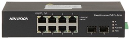 Industrial PoE switch, 8x PoE, 110W