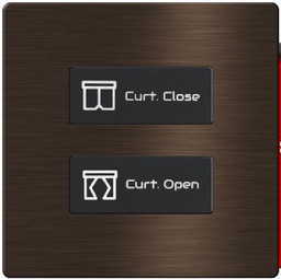 TIS-CLK-2B-1F-GOL Click 2 gang in Single Frame (copy)