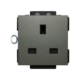 CLK-PLG-UK-GRY 13A,220V  UK socket gray