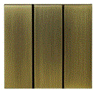 SOL-SWT-3G-C 3 Gang 2 Way Switch Gold Copper UK Size