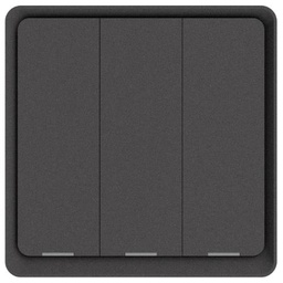 DIO-3G-SW-BEE-N Dion 3 Gang Gray switch with 3relay with N neutral connection) Gray