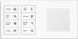TIS-SIR-8G-2F-WHT Sirius 8B 2Frame White