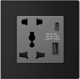 CLK-UNV-USBCA-BLK  With Cover 1G