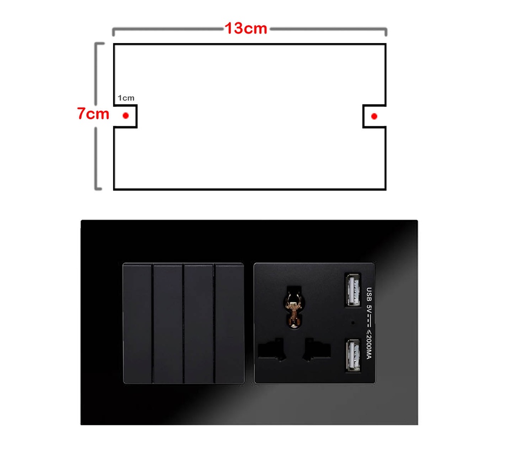 Sol Bedswitch 4G with USB Choket Include 4Zone