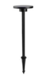 21-BL23 Bollard Spike  Light 10W IP65 BLACK  D150*H665mm Outdoor Light