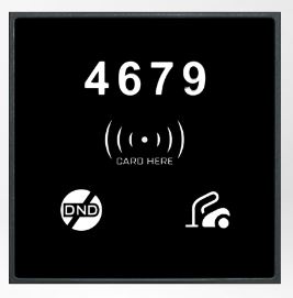 TIS-MER-HTL-RF Mercury Hotel Door Bell with Services WITH RF