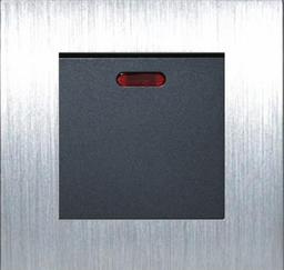 Sol Aluminum 2 Gang With HETER OR AC Switch 20A Gray