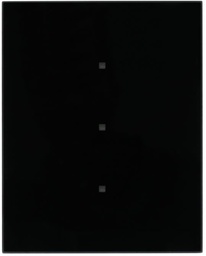 Venere Bus 3 Gang Switch Black with 3 Relays