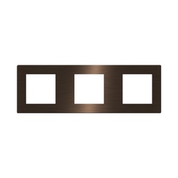 CLK-COV3-GOL Click Brushed Aluminum Cover 3 Frame   UK  Size, gold