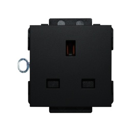 CLK-PLG-UK-BLK 13A,220V  UK socket Black