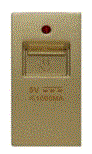 SOL-USB- G 1/2 USB Charging, 5V,1000MA Gold  Color UK Size
