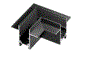 MGRT1-LH L Jointer Horizontal For Track Magnetic Rail Trimless Profile 1.0