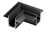 MGRT2-LH L Jointer Horizontal For Track Magnetic Rail Trimless Profile 2.0